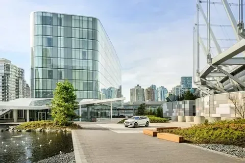 Downtown casino hotel exterior in Vancouver